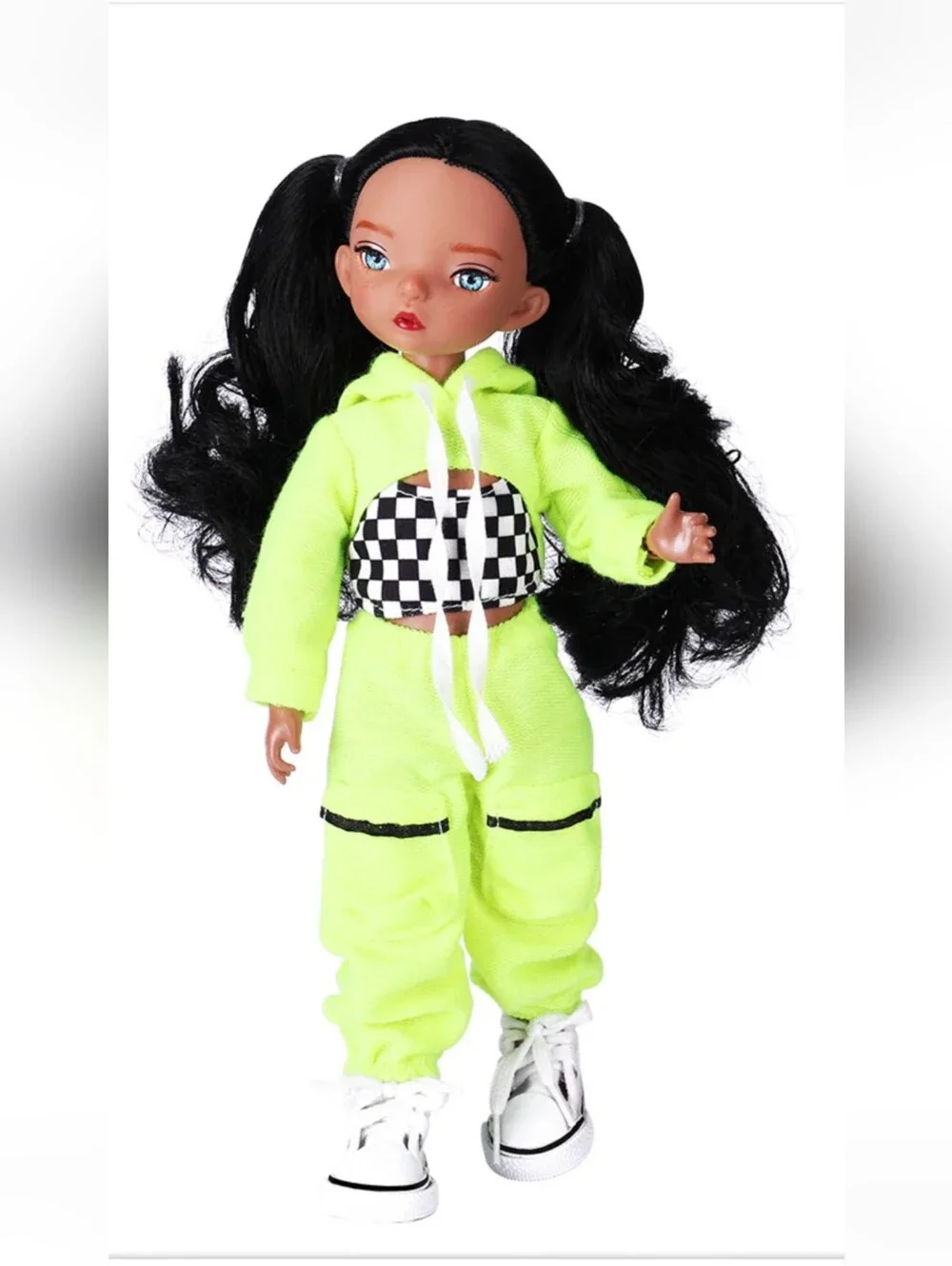 Queban BJD Girls Fashion Dress Up Party Night Cool Girl 9
